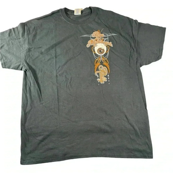 Reno Motorcycle Rally 2014 T Shirt Eyeball Bikers Bikes Men's XL Black - Picture 1 of 10
